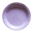 Plato redondo gde. liso lila 8u